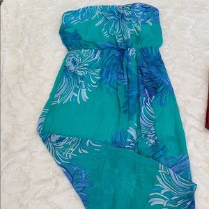 Bisou Bisou/Michele Bohbot Strapless maxi dress